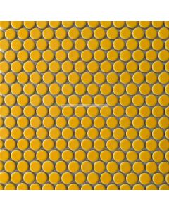 La Rond Penny Round Mosaic, Yellow